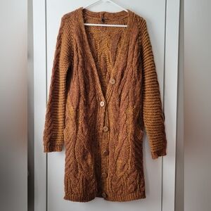 Stile Benetton Wool Blend Cardigan Sweater